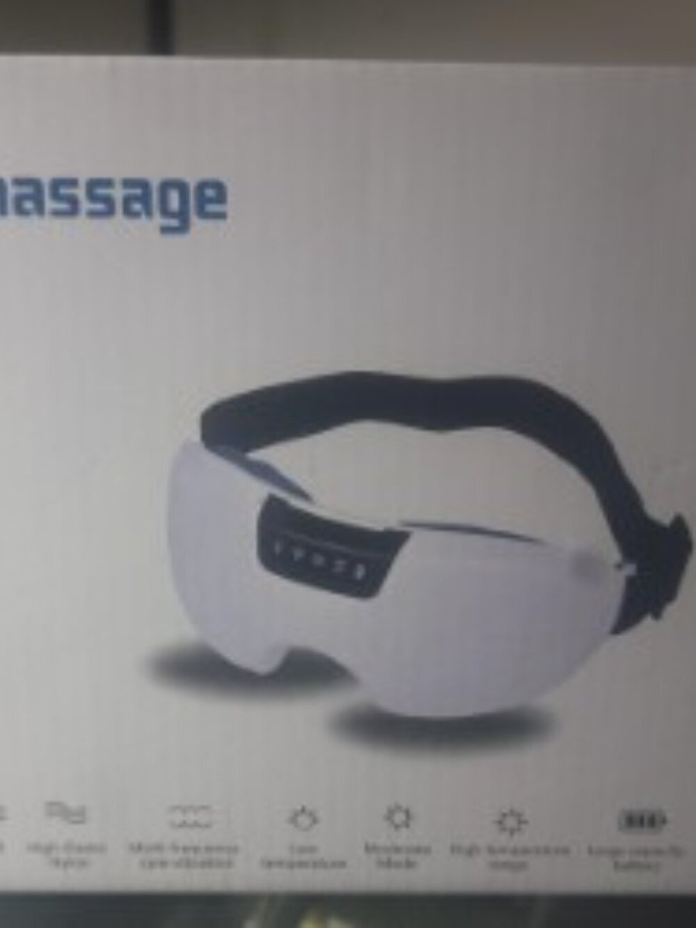 Rechargeable Heated Eye Massager Vibration Multiple Modes NIB